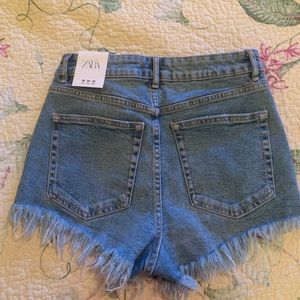 Zara denim shorts